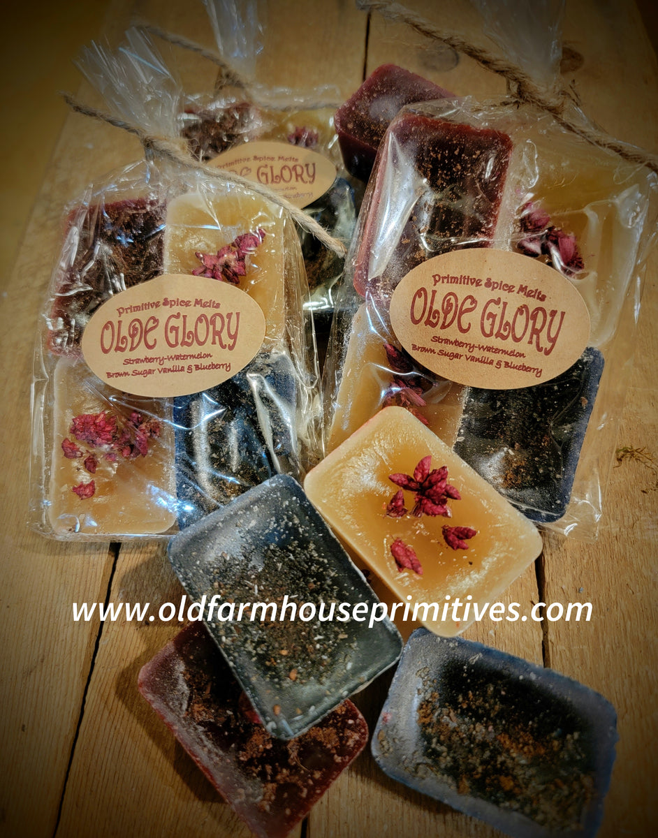 TCST76 Primitive "Olde Glory" Wax Melts Old Farmhouse Primitives