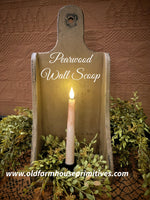 #WHWSCP-PW Primitive Pearwood Wall Scoop
