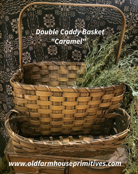 #WGRB-MC Primitive "Double Caddy" Caramel Basket