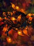#W20B-BSWT Primitive "Bittersweet"  20 Country Battery Operated String Lights