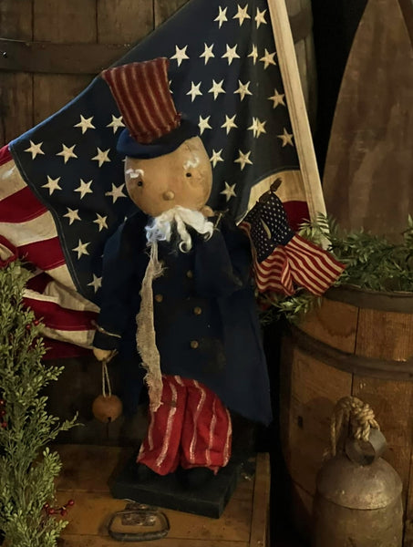 #DAWCLSM Primitive "Uncle Sam" MADE IN USA!