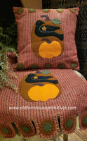 #PLW0105 Fall Crowing Pillow
