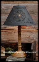 #9189 Primitive Gatlin Lamp in Hartford colors (Made In USA)