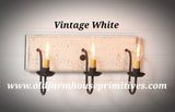 Primitive Vanity Light in Americana Colors