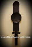 #CHL2 Primitive Sabrina Taper Tin Candle Holder Sconce (Made In USA)