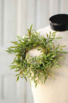 #LH22 Smilax Candle Ring 3.5” center 10” Green
