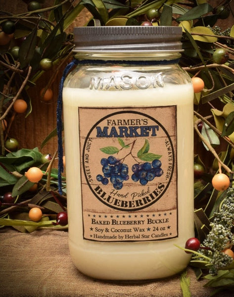 HSC24BBB "Baked Blueberry Buckle" 24oz Jar Candle