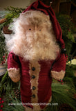 #PCHCS Primitive " Cranberry Coat" Santa