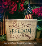 #BWS1044 "LET FREEDOM RING" 🔔 Sign