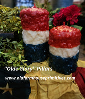 #CSOGP "OLDE GLORY" Pillar Candles 🇺🇸