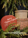 #TGCMR Primitive "Aged" Round Reproduction Pantry Boxes