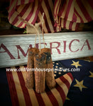 #FC3 Primitive Patriotic "FIRECRACKER" Bowl Filler Set of 3