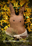 PCHR-100 Primitive Chocolate Rabbit w/ Sweet Annie