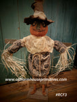 #RCF3 RUGGED CHIC "Pumpkin Head Scarecrow" 🎃 Made In USA
