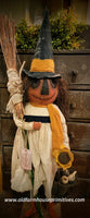 #RCF6 RUGGED CHIC Whimsical Halloween Witch 🧙‍♀️ "STELLA" Made In USA