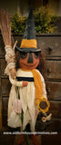 #RCF6 RUGGED CHIC Whimsical Halloween Witch 🧙‍♀️ "STELLA" Made In USA