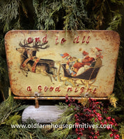 #RH5029 "To All A Good Night" Metal Sign