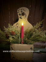 #WHSWP-W Small Primitive Wall/Door Box Pearwood
