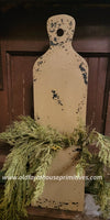 #WHLWP-W Large Primitive Wall/Door Box Pearwood