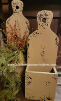 #WHMWP-W Medium Primitive Wall/Door Box Pearwood
