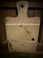 #WHCBP-W Cutting Board Style Wall/Door Box Pearwood