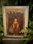 #VBD1688 "Colonial Farmhouse Girl" Canvas
