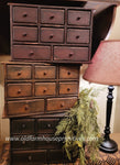 #BW8 Primitive 8 Drawer Apothecary MADE IN USA!