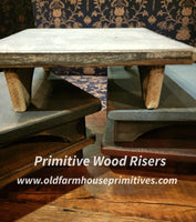 BW35 Primitive Square Wood Riser