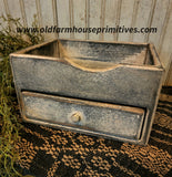 #BW1K-FW Farmhouse White 1 Drawer "Keeping Box" MADE IN USA!