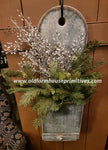 #BW42-FW Farmhouse White Door Box with Drawer - MADE IN USA!