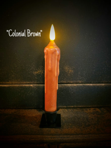 #63DBR "Colonial Brown" 6 Inch Battery Taper