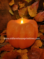 #PKN-OR Flameless Luminara Pumpkin 🎃 Candle