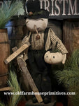 #DAWW14 Primitive Snowman ⛄️ "Seth" (Handmade in USA)