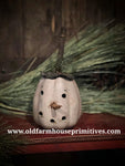 #DAWW20  Primitive Snowman ⛄️ Ornament (Handmade in USA)