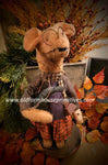 RMF11 "Korny" Mouse Wearing Plaid Skirt Holding a Crow