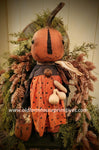 #MAFL-8 Primitive Fall "Celeste" Pumpkin 🎃 Girl By Moses Allen