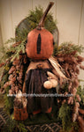 #MAFL-10 Primitive Fall "Zelda" Pumpkin 🎃 Girl By Moses Allen Collection