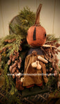 #MAFL-13 Primitive Fall "Matilda" Pumpkin 🎃 Girl By Moses Allen Collection