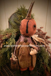 #MAFL-17 Primitive Fall "Candy" Pumpkin 🎃 Girl By Moses Allen Collection