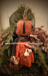 #MAFL-1 Primitive Fall "Sookie" Pumpkin 🎃 Girl by Moses Allen Collection