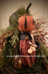 #MAFL-18 Primitive "Autumn" Pumpkin 🎃 Girl By Moses Allen Collection