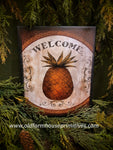 #CVS7518 Colonial "Pineapple Welcome" Canvas  MADE IN USA!