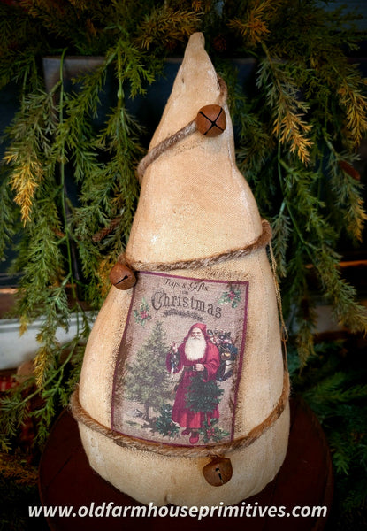 #DAWW23N Primitive "Gather" Round Stuffed Tree 🌲 MADE IN USA