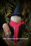#PCHW11 Primitive ⛄️ Holding Baby Snowman