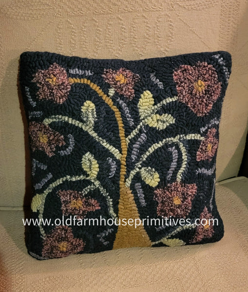 #HSD212481 Primitive "Lilly" Wool Pillow