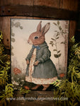 #HGC1021 Little "Miss Lilly Belle" Bunny 8x10 Canvas Print