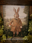 #HGC1004 "Mr. Baxter" Bunny 8x10 Canvas Print