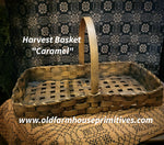 #WGHVB-MC Primitive "Caramel" Harvest Basket