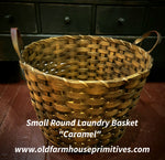 #WGSM1-MC Primitive "Caramel" Small Laundry Basket