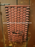 BGSSLB-R Primitive Small "Slab" Basket - Burgundy